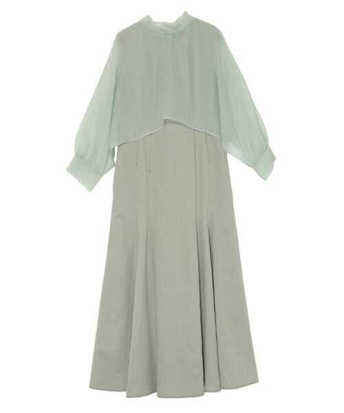 LAGUNAMOON(ラグナムーン)の「Autumnレイヤードステッチワンピース(ワンピース・レディース・ブラック/イエロー/ミント・SMALL/MEDIUM)」の3枚目の写真