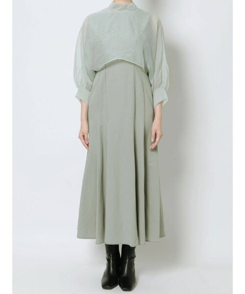 LAGUNAMOON(ラグナムーン)の「Autumnレイヤードステッチワンピース(ワンピース・レディース・ブラック/イエロー/ミント・SMALL/MEDIUM)」の20枚目の写真