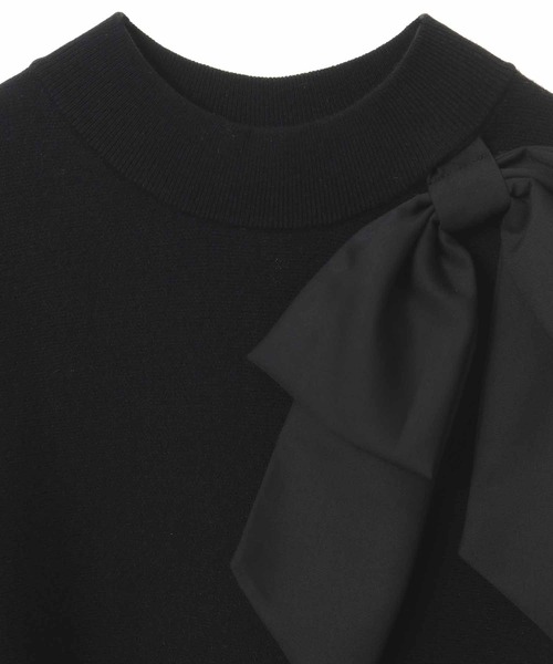 31 Sons de mode(トランテアン ソン ドゥ モード)の「リボンミニワンピース(ワンピース・レディース・ブラック/ラベンダー/イエロー・36)」の13枚目の写真