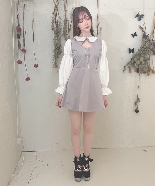 Swankiss(スワンキス)の「TS dokking basic O/P(ワンピース・レディース・ベージュ/ブラック/グレー・FREE)」の11枚目の写真