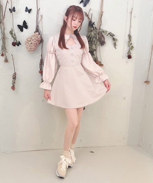 Swankiss(スワンキス)の「TS dokking basic O/P(ワンピース・レディース・ベージュ/ブラック/グレー・FREE)」の17枚目の写真