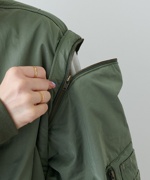 PUAL CE CIN（ピュアルセシン）の「2WAY MA1ジャケット（MA-1）」 - WEAR