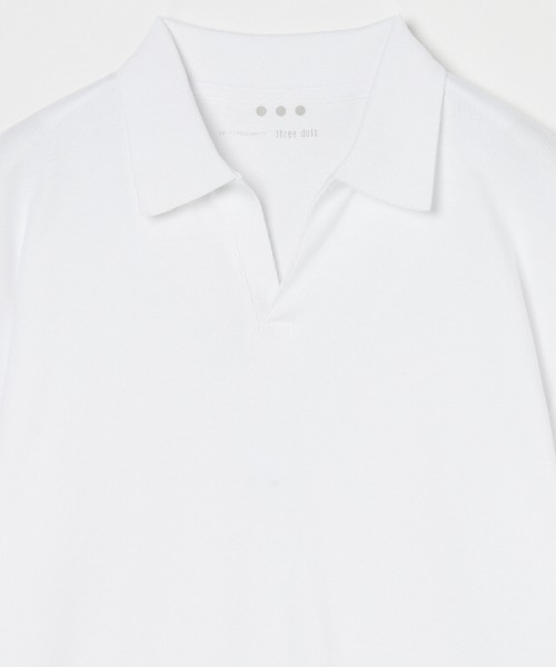 24SS MARKA オーガニック コットン スキッパー シャツ 白713O▲ marka - Tee S/S - WHITE / オーガニックコットン22G天竺
