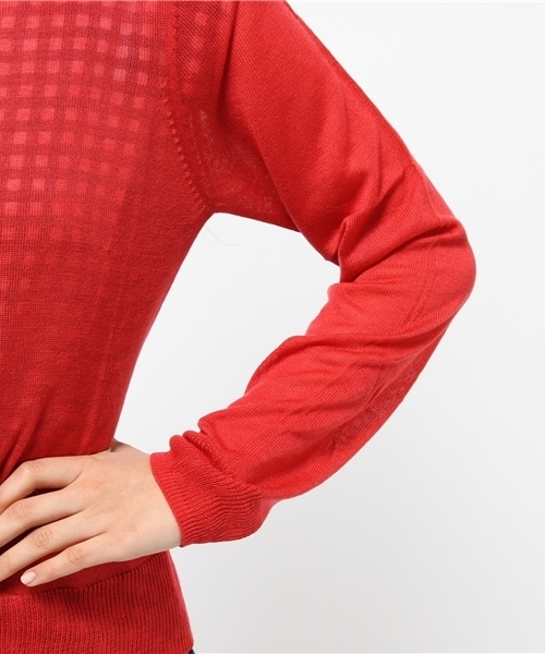 one after another NICE CLAUP(ワンアフターアナザーナイスクラップ)の「【ナイスクラップ】シェルボタンカーディガン(カーディガン/ボレロ・レディース・レッド/ネイビー/オフホワイト/イエロー/グレー・FREE)」の11枚目の写真