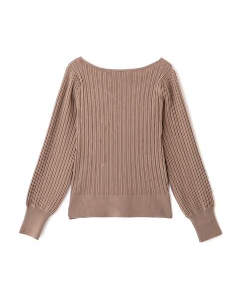 PROPORTION BODY DRESSING(プロポーションボディドレッシング)の「ハートカットチェーン付きニット / 1212270909(ニット/セーター・レディース・グレー/ベージュ/オフホワイト/ネイビー・MEDIUM/SMALL)」の21枚目の写真