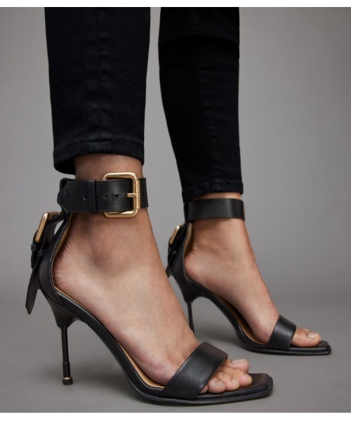 ALLSAINTS（オールセインツ）の「NOIR LEATHER SANDALS | NOIR レザー 