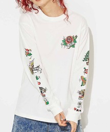 X-girl | X-girl × YUSUKE TATTOO L/S TEE(Tシャツ/カットソー)