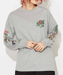 X-girl | X-girl × YUSUKE TATTOO L/S TEE(Tシャツ/カットソー)