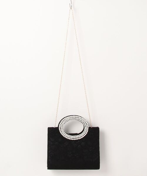 【国内在庫有】D&G ロゴ レース 2WAY クラッチショルダーバッグ &Robu. ショルダーバッグ バッグ レース刺繍2WAYバッグ