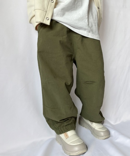 CIAOPANIC TYPY(チャオパニックティピー)の「【KIDS】ミリタリータックワイドスノーパンツ(カーゴパンツ・キッズ・カーキ/ピンク・S/XXL/XL/L/M)」の6枚目の写真