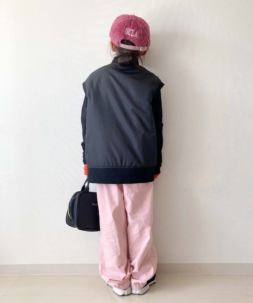 CIAOPANIC TYPY(チャオパニックティピー)の「【KIDS】ミリタリータックワイドスノーパンツ(カーゴパンツ・キッズ・カーキ/ピンク・S/XXL/XL/L/M)」の20枚目の写真