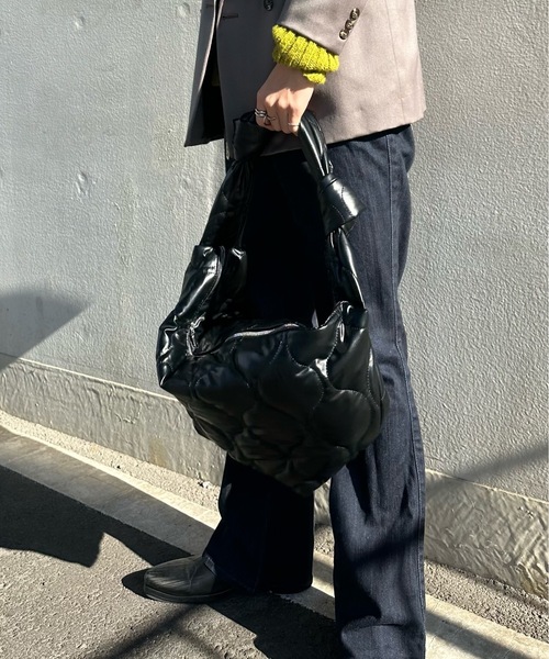 Burner(バーナー)の「【OKUOKU 0909】キルティング ショルダー バッグ oku-bag-575-35(ショルダーバッグ・レディース・ホワイト/ブラック/グレー/ブラック系その他・FREE)」の14枚目の写真