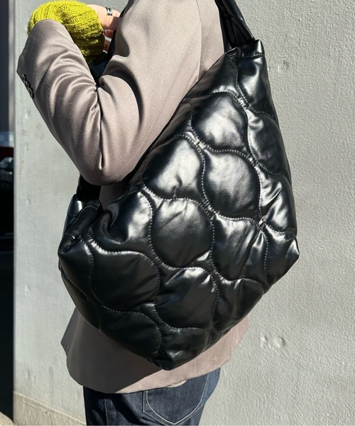 Burner(バーナー)の「【OKUOKU 0909】キルティング ショルダー バッグ oku-bag-575-35(ショルダーバッグ・レディース・ホワイト/ブラック/グレー/ブラック系その他・FREE)」の16枚目の写真