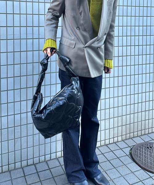 Burner(バーナー)の「【OKUOKU 0909】キルティング ショルダー バッグ oku-bag-575-35(ショルダーバッグ・レディース・ホワイト/ブラック/グレー/ブラック系その他・FREE)」の19枚目の写真