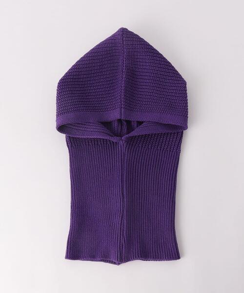 BEAUTY&YOUTH UNITED ARROWS（ビューティーアンドユースユナイテッドアローズ）の「リブ バラクラバ（ネックウォーマー/スヌード・レディース・パープル/グレー・FREE）」の11枚目の写真