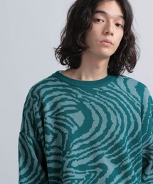 モノグラムガラニットプルオーバー(HARE)(ニット/セーター)|HARE モノグラムガラニットプルオーバー(HARE)(ニット/セーター)|HARE