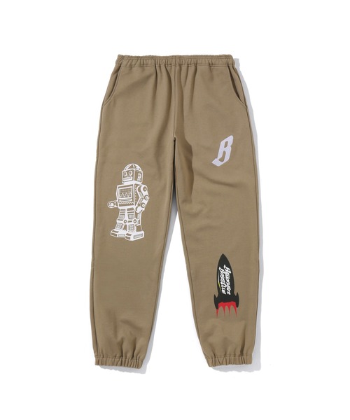 BILLIONAIRE BOYS CLUB(ビリオネア・ボーイズ・クラブ)の「COTTON SWEATPANTS(スウェットパンツ・メンズ・ブラウン/ブラック/グレー・MEDIUM/LARGE/SMALL)」の3枚目の写真