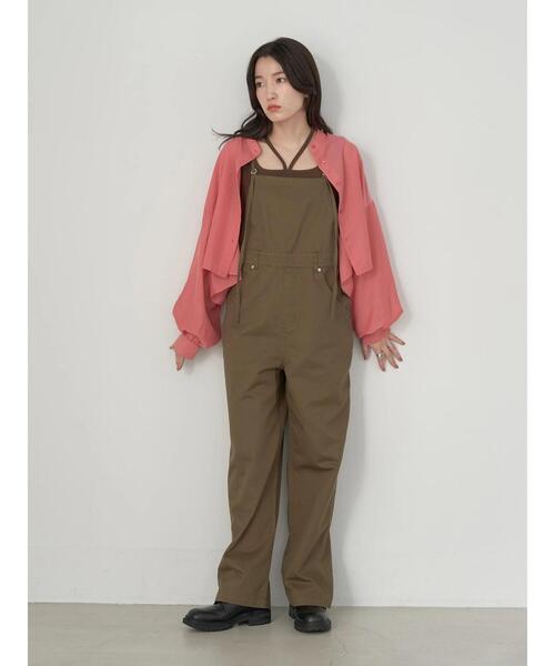 earth music&ecology（アースミュージックアンドエコロジー）の「クロスレイヤードタンクトップ（タンクトップ・レディース・ブルー/アイボリー/ブラック/ダークブラウン・S/M）」の14枚目の写真