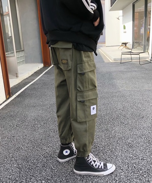 Auntie Rosa（アンティローザ）の「サイドポケットカーゴパンツ（カーゴパンツ・メンズ・ブラック/ベージュ/グレー/カーキ・SMALL/MEDIUM/LARGE/X-LARGE/XX-LARGE）」の7枚目の写真