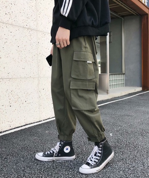 Auntie Rosa（アンティローザ）の「サイドポケットカーゴパンツ（カーゴパンツ・メンズ・ブラック/ベージュ/グレー/カーキ・SMALL/MEDIUM/LARGE/X-LARGE/XX-LARGE）」の10枚目の写真
