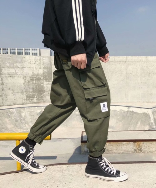 Auntie Rosa（アンティローザ）の「サイドポケットカーゴパンツ（カーゴパンツ・メンズ・ブラック/ベージュ/グレー/カーキ・SMALL/MEDIUM/LARGE/X-LARGE/XX-LARGE）」の14枚目の写真