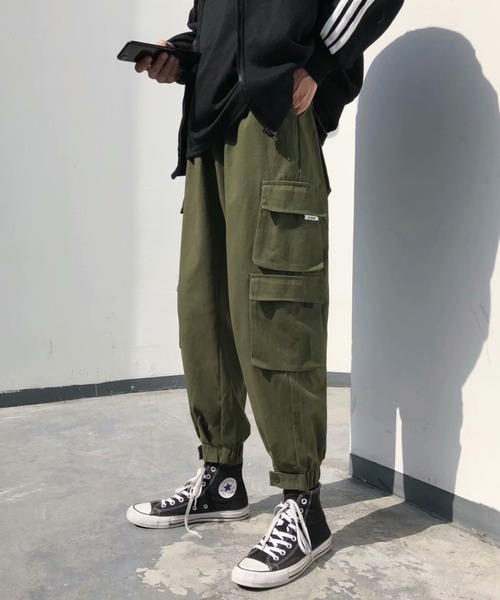 Auntie Rosa（アンティローザ）の「サイドポケットカーゴパンツ（カーゴパンツ・メンズ・ブラック/ベージュ/グレー/カーキ・SMALL/MEDIUM/LARGE/X-LARGE/XX-LARGE）」の16枚目の写真