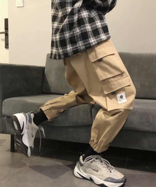Auntie Rosa（アンティローザ）の「サイドポケットカーゴパンツ（カーゴパンツ・メンズ・ブラック/ベージュ/グレー/カーキ・SMALL/MEDIUM/LARGE/X-LARGE/XX-LARGE）」の18枚目の写真