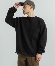 Audience | 日本製 コットンキルト クルーネックプルオーバースウェット オーバーサイズ AUD6380(スウェット)