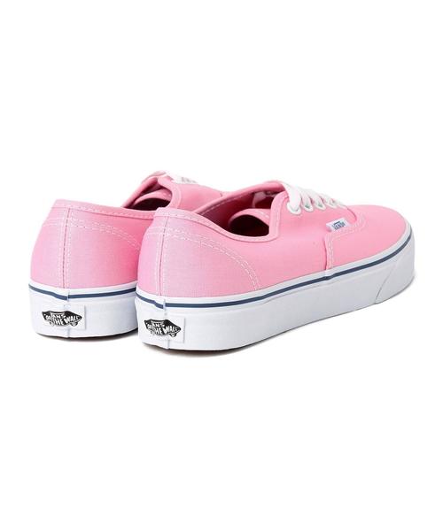 VANS（バンズ）の「[WEB限定][ヴァンズ]VANS AUTHENTICスニーカー①◆（スニーカー・レディース・ライトピンク/ライム・6h/5/5h/6）」の5枚目の写真