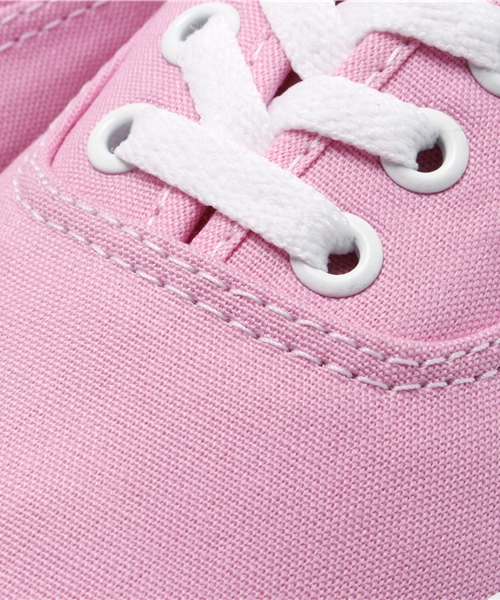 VANS（バンズ）の「[WEB限定][ヴァンズ]VANS AUTHENTICスニーカー①◆（スニーカー・レディース・ライトピンク/ライム・6h/5/5h/6）」の3枚目の写真