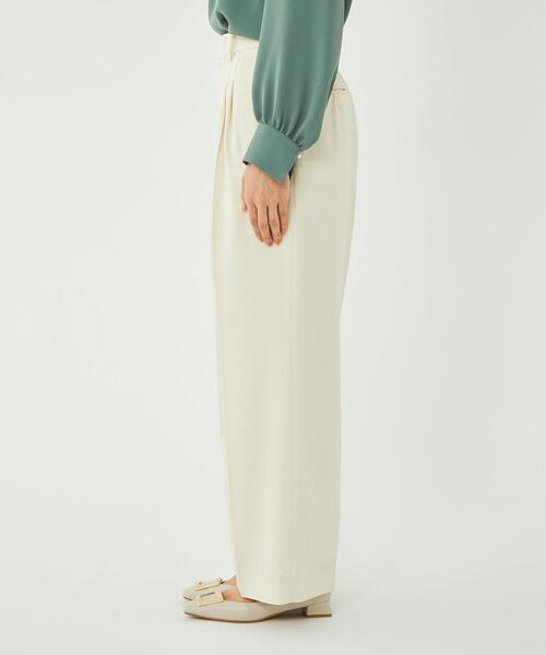 ハイチェストタックワイドパンツ