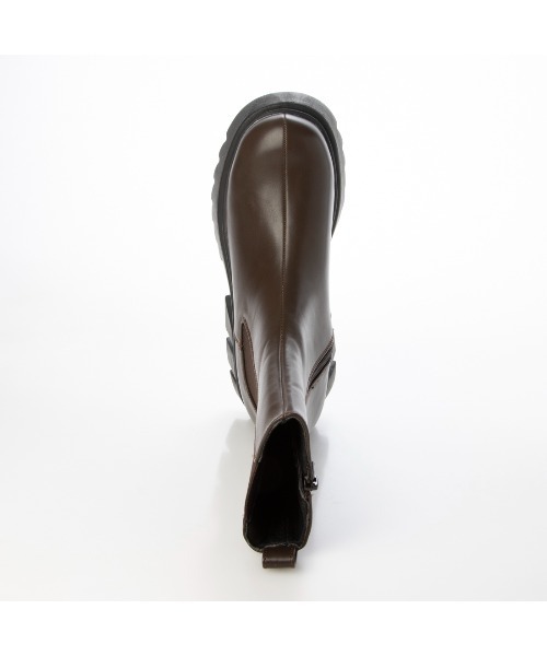 Realta（レアルタ）の「Realta(レアルタ)厚底ボリュームソールサイドゴアブーツ（ブーツ・レディース・ホワイト/ブラック系その他/ブラック/ダークブラウン・S/L/LL/M）」の7枚目の写真