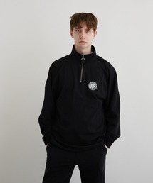 PT ハーフZIPドルマンL/S(BEY)