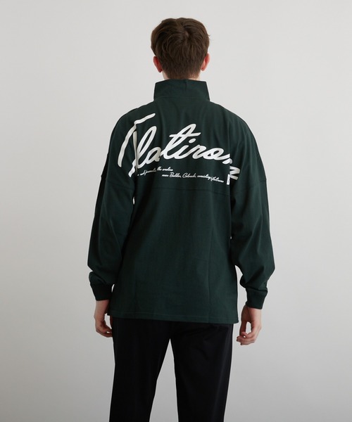 VIBGYOR(ヴィブジョー)の「PT ハーフZIPドルマンL/S(BEY)(Tシャツ/カットソー・メンズ・アッシュグレー/ダークグリーン/ブラック・MEDIUM/LARGE)」の10枚目の写真