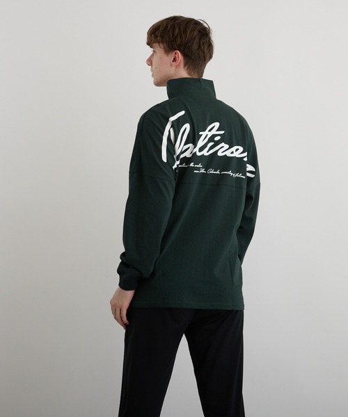 VIBGYOR(ヴィブジョー)の「PT ハーフZIPドルマンL/S(BEY)(Tシャツ/カットソー・メンズ・アッシュグレー/ダークグリーン/ブラック・MEDIUM/LARGE)」の11枚目の写真