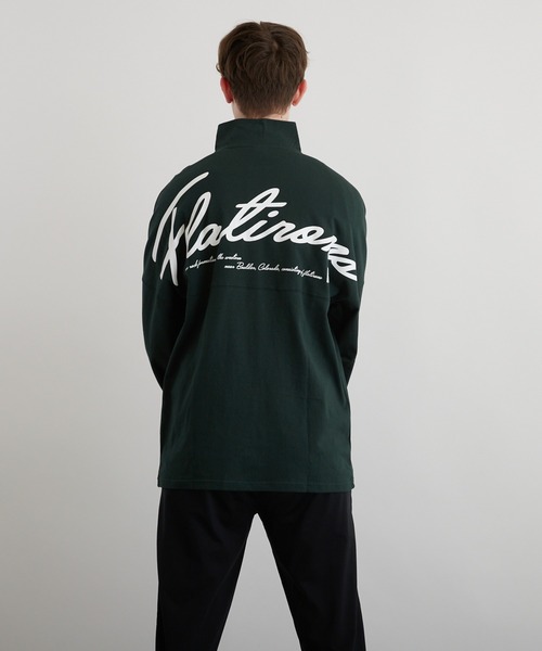 VIBGYOR(ヴィブジョー)の「PT ハーフZIPドルマンL/S(BEY)(Tシャツ/カットソー・メンズ・アッシュグレー/ダークグリーン/ブラック・MEDIUM/LARGE)」の13枚目の写真