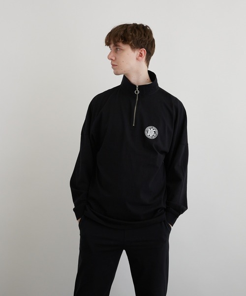 VIBGYOR(ヴィブジョー)の「PT ハーフZIPドルマンL/S(BEY)(Tシャツ/カットソー・メンズ・アッシュグレー/ダークグリーン/ブラック・MEDIUM/LARGE)」の17枚目の写真
