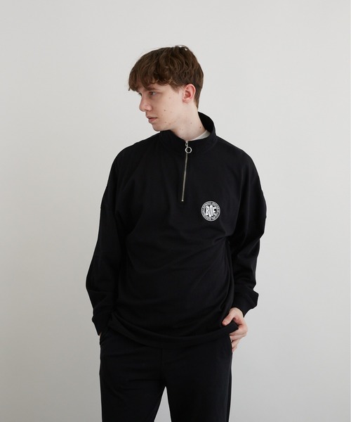 VIBGYOR(ヴィブジョー)の「PT ハーフZIPドルマンL/S(BEY)(Tシャツ/カットソー・メンズ・アッシュグレー/ダークグリーン/ブラック・MEDIUM/LARGE)」の19枚目の写真