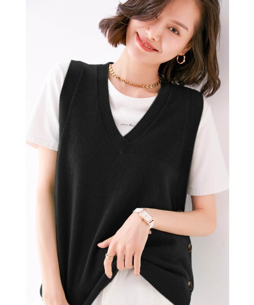 ざっくり ニット ベスト +モノトーンシャツ Uネック セットアップ 被らない ニッチデザイン 羽織ニットベスト シンプル スカート 大人カジュアルコーデ 楽天市場】ざっくり ニット ベスト +モノトーンシャツ Uネック