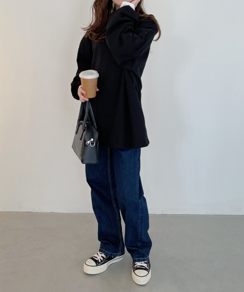 CLEA(クレア)の「ボーダールーズプルオーバートップス(Tシャツ/カットソー・レディース・ブラック系その他/ブラック/ホワイト系その他/ベージュ・FREE)」の21枚目の写真