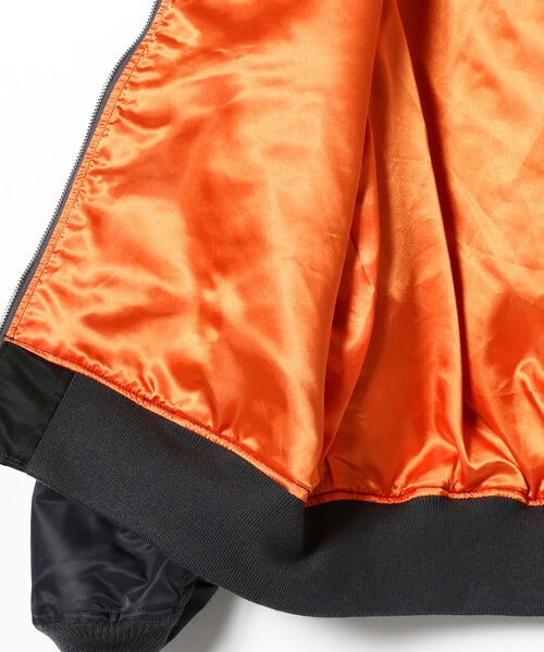 BEAMS（ビームス）の「BEAMS / クレイジー MA-1（MA-1・メンズ・ブラック/オリーブ・M/S/L/XL）」の14枚目の写真