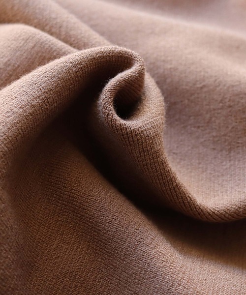 vingtrois（バントロア）の「【Vingtrois】クルーネックボーダーポンチョニット（ニット/セーター・レディース・グリーン/モカ/ホワイト×ブラック/ブラック×ホワイト・M）」の6枚目の写真