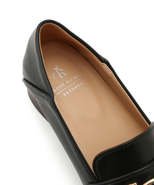 ROPE' PICNIC（ロペピクニック）の「スクエアトゥビットローファーバブーシュ（ローファー・レディース・キナリ/ブラック・24.5cm/25.0cm/24.0cm/23.5cm/23.0cm）」の8枚目の写真
