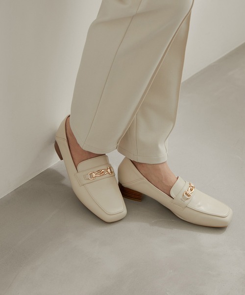 ROPE' PICNIC（ロペピクニック）の「スクエアトゥビットローファーバブーシュ（ローファー・レディース・キナリ/ブラック・24.5cm/25.0cm/24.0cm/23.5cm/23.0cm）」の14枚目の写真