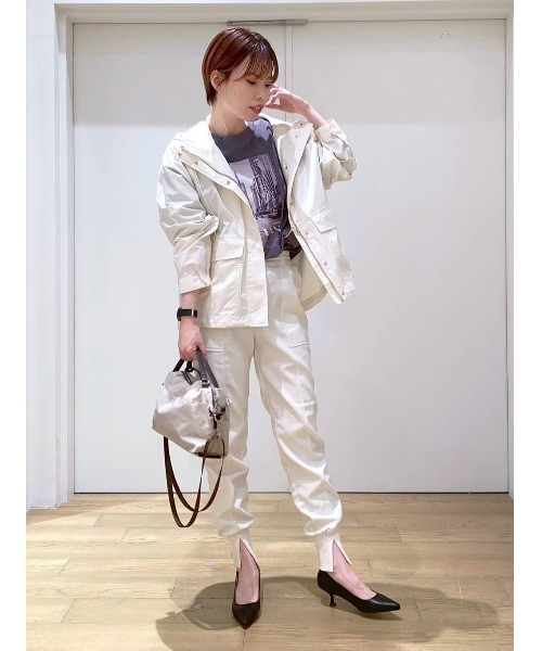 BAYFLOW（ベイフロー）の「ジョガーパンツ（その他パンツ・レディース・オフホワイト/オリーブ/ブラック/ネイビー・SMALL/MEDIUM）」の10枚目の写真