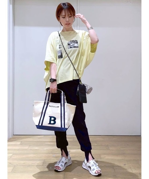 BAYFLOW（ベイフロー）の「ジョガーパンツ（その他パンツ・レディース・オフホワイト/オリーブ/ブラック/ネイビー・SMALL/MEDIUM）」の20枚目の写真