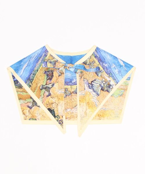 emesuelee（エメスーリー）の「名画風ヴィンテージBIG付け襟（付け襟・レディース・ブルー系1/イエロー/ブラウン/ブルー/グレー・フリー）」の11枚目の写真