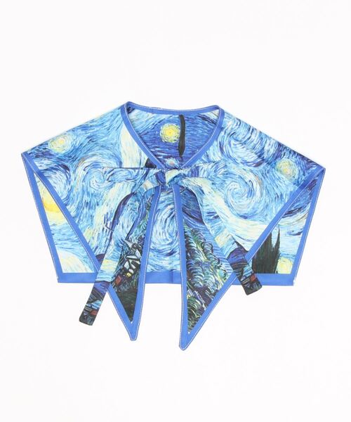 emesuelee（エメスーリー）の「名画風ヴィンテージBIG付け襟（付け襟・レディース・ブルー系1/イエロー/ブラウン/ブルー/グレー・フリー）」の10枚目の写真