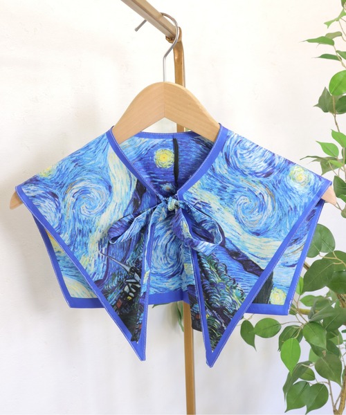 emesuelee（エメスーリー）の「名画風ヴィンテージBIG付け襟（付け襟・レディース・ブルー系1/イエロー/ブラウン/ブルー/グレー・フリー）」の17枚目の写真