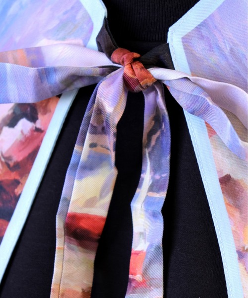 emesuelee（エメスーリー）の「名画風ヴィンテージBIG付け襟（付け襟・レディース・ブルー系1/イエロー/ブラウン/ブルー/グレー・フリー）」の21枚目の写真